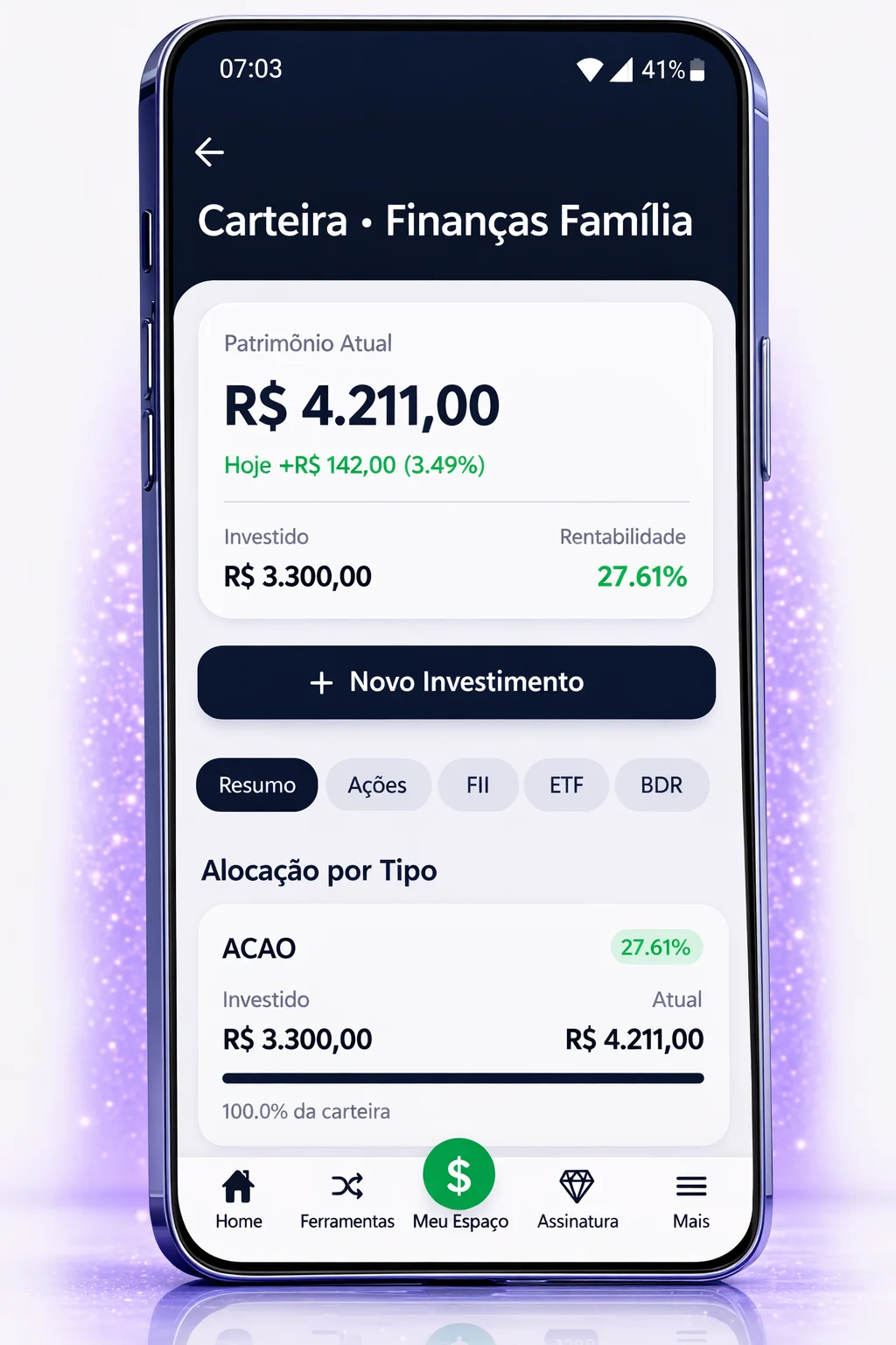 Sua carteira de renda variável no bolso