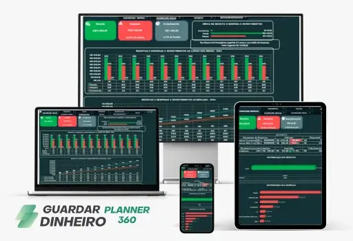Guardar Dinheiro Planner 360º