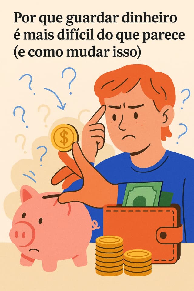 Por que guardar dinheiro é mais difícil do que parece (e como mudar isso)